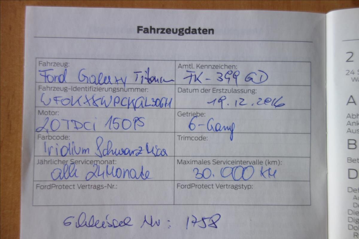 Ford Galaxy MPV 2,0 l 110 kw