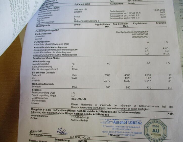 Škoda Roomster Kombi 1,4 l 63 kw