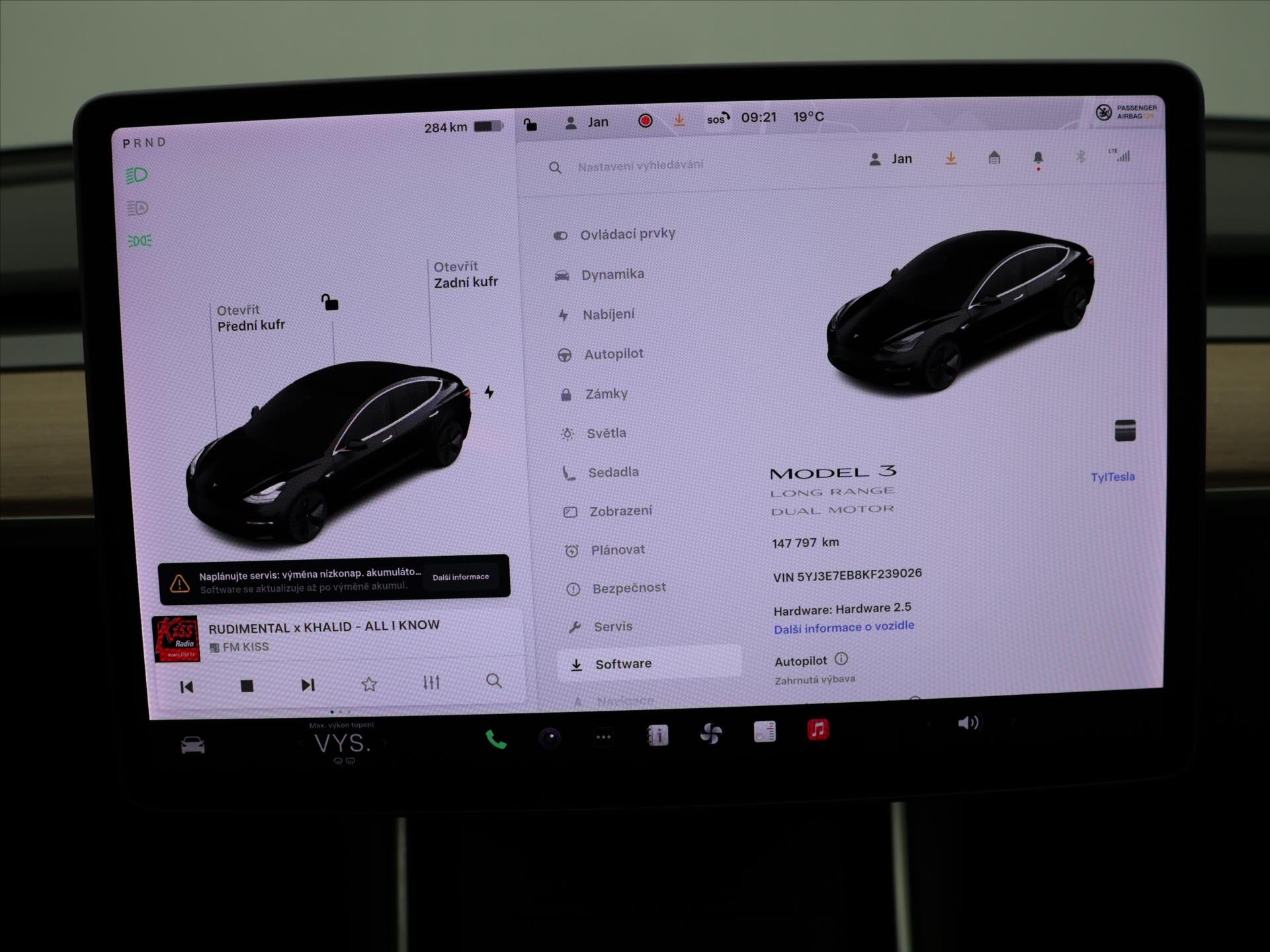 Tesla Model 3 Sedan / Limuzína 0,0 340 kw