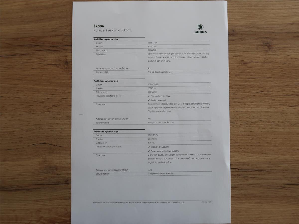 Škoda Octavia Kombi 1,5 l 110 kw