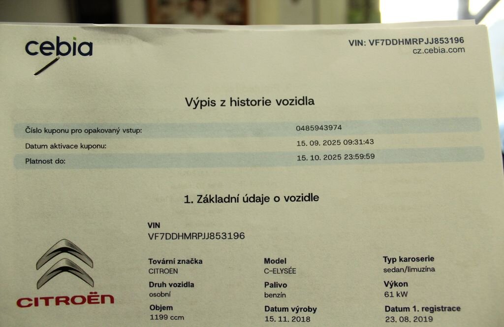 Citroën C-Elysée Sedan 1,2 l 61 kw