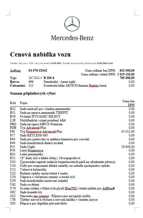 Mercedes-Benz Třídy B