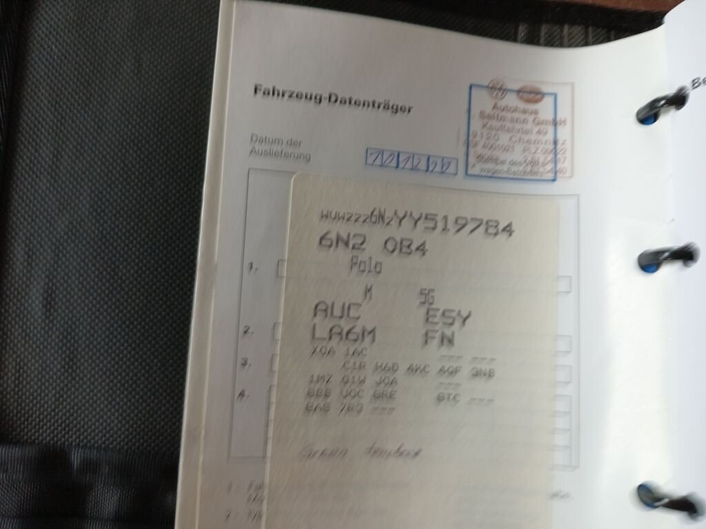 Volkswagen Polo Hatchback 999,0 37 kw