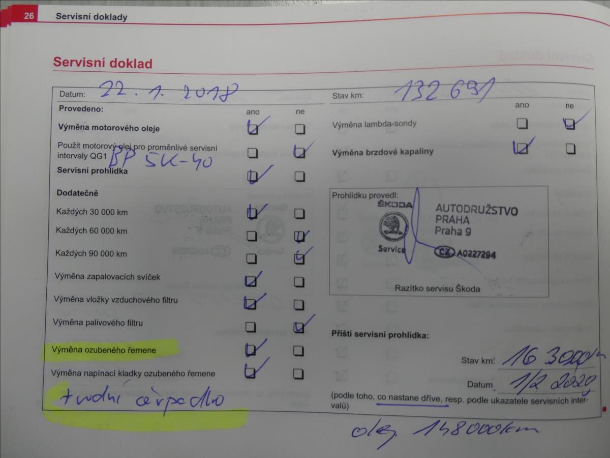 Škoda Octavia Liftback 1,6 l 75 kw