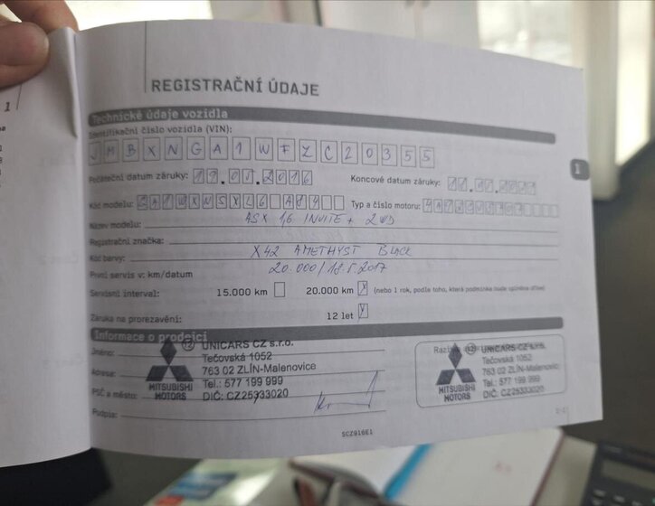 Mitsubishi ASX SUV 1,6 l 86 kw