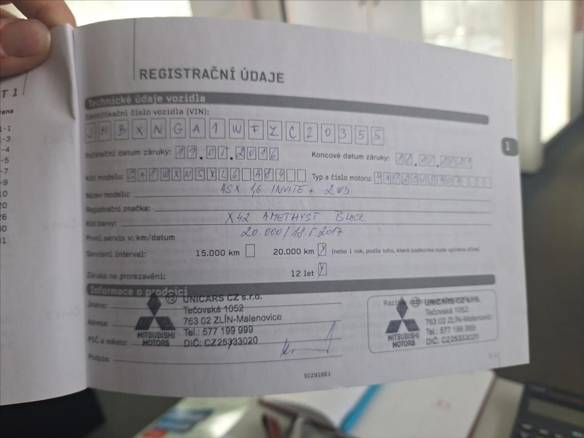 Mitsubishi ASX SUV 1,6 l 86 kw