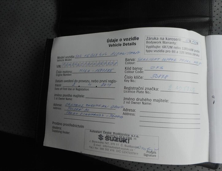 Suzuki SX4 Hatchback 1,6 l 88 kw