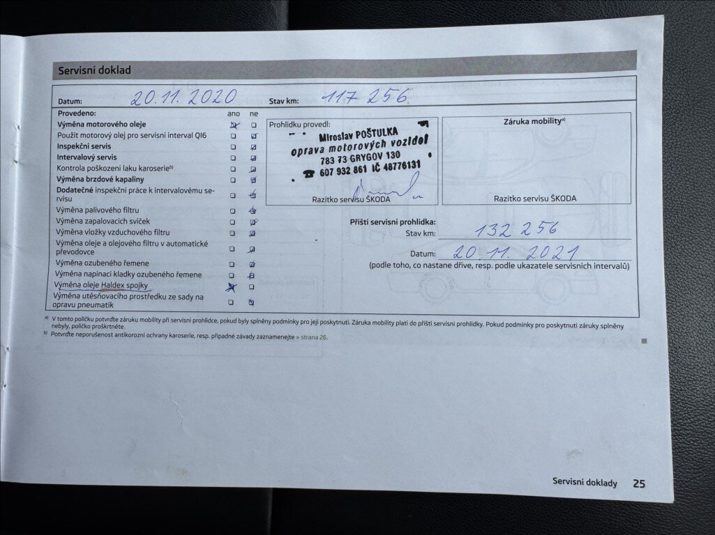 Škoda Superb Kombi 2,0 l 125 kw