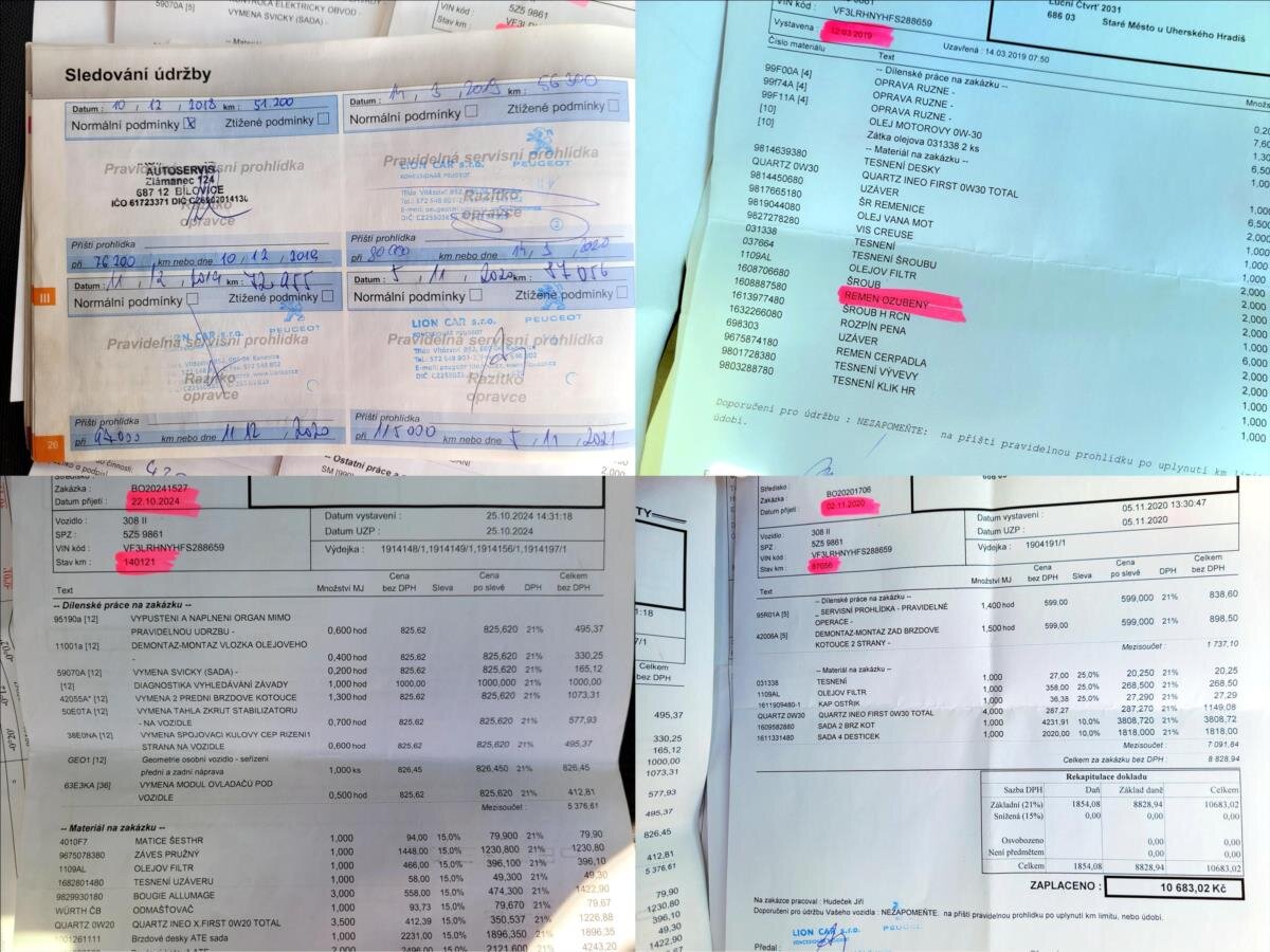 Peugeot 308 Kombi 1,2 l 96 kw