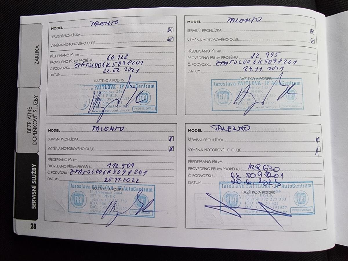 Fiat Talento Kombi 1,6 l 89 kw