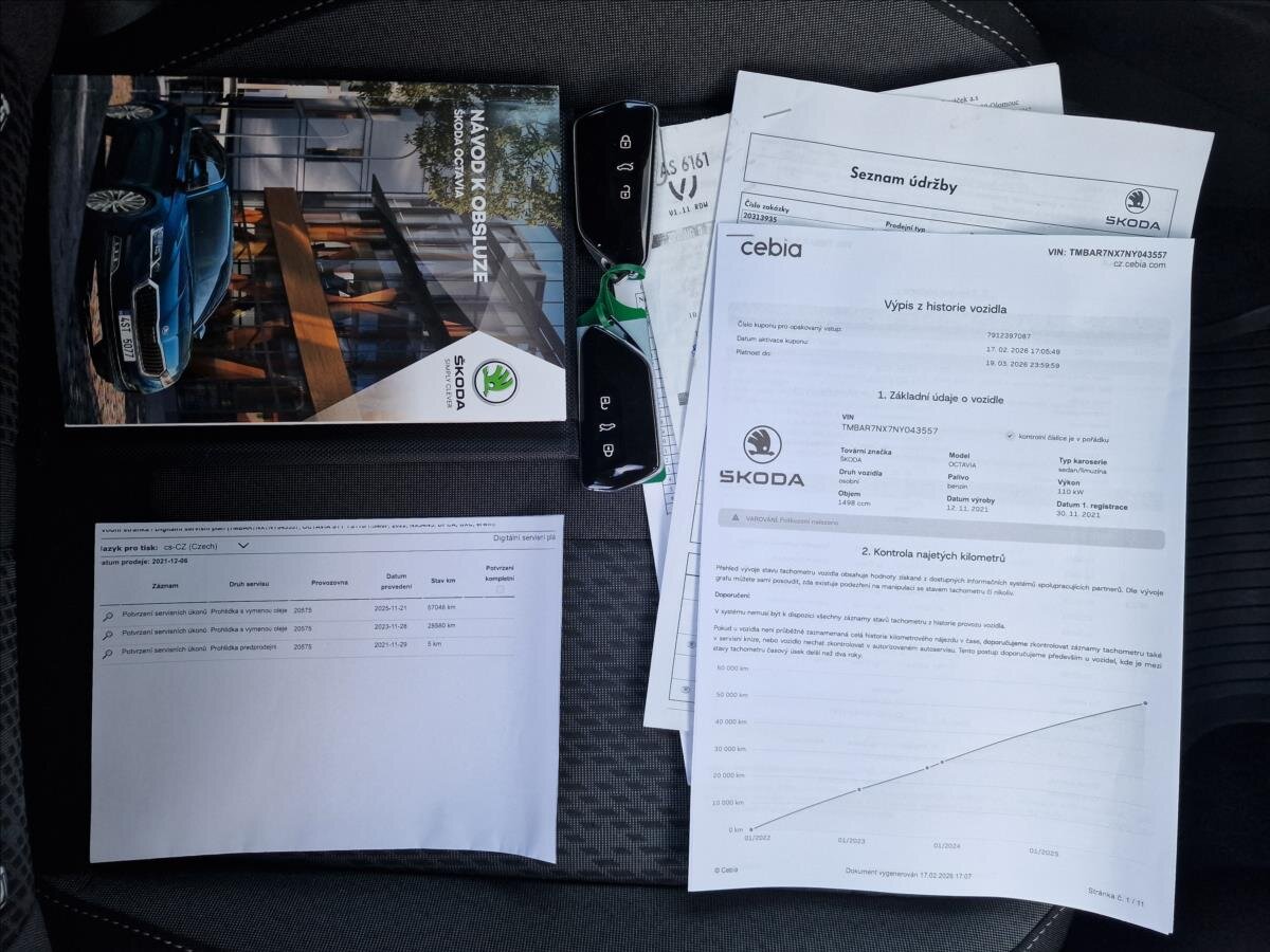 Škoda Octavia Sedan 1,5 l 110 kw