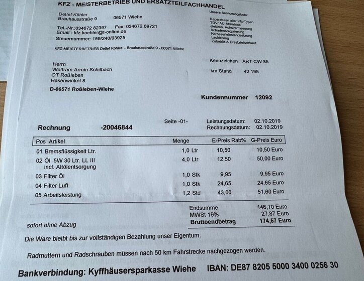 Škoda Fabia Hatchback 1,2 l 66 kw