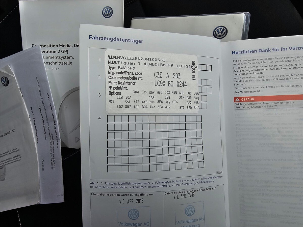 Volkswagen Tiguan Kombi 1,4 l 110 kw