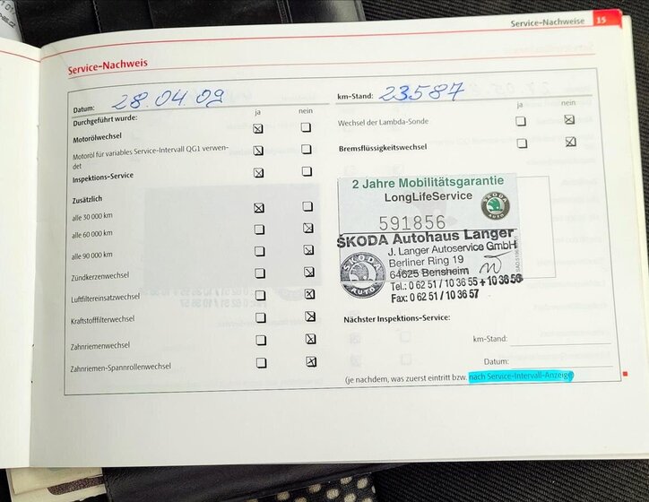 Škoda Octavia Kombi 2,0 l 103 kw