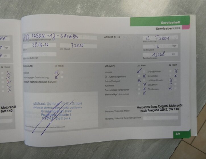 Mercedes-Benz Třídy A Hatchback 1,7 l 85 kw