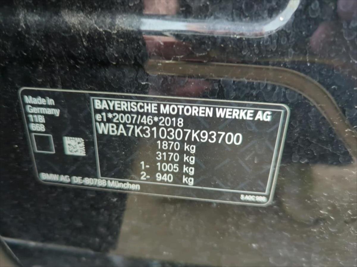 BMW Řada 1 Hatchback 1,5 l 100 kw