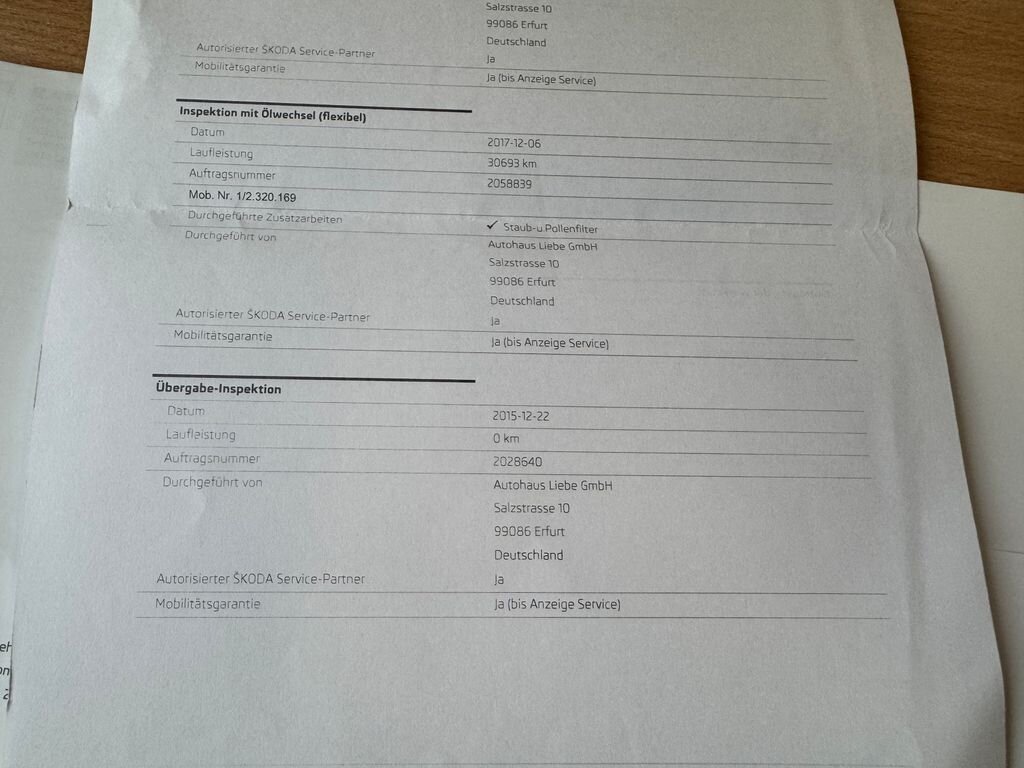 Škoda Octavia Kombi 1,5 l 110 kw