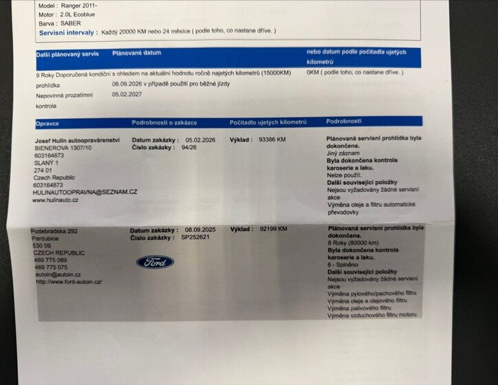 Ford Ranger Pick-up 2,0 l 157 kw