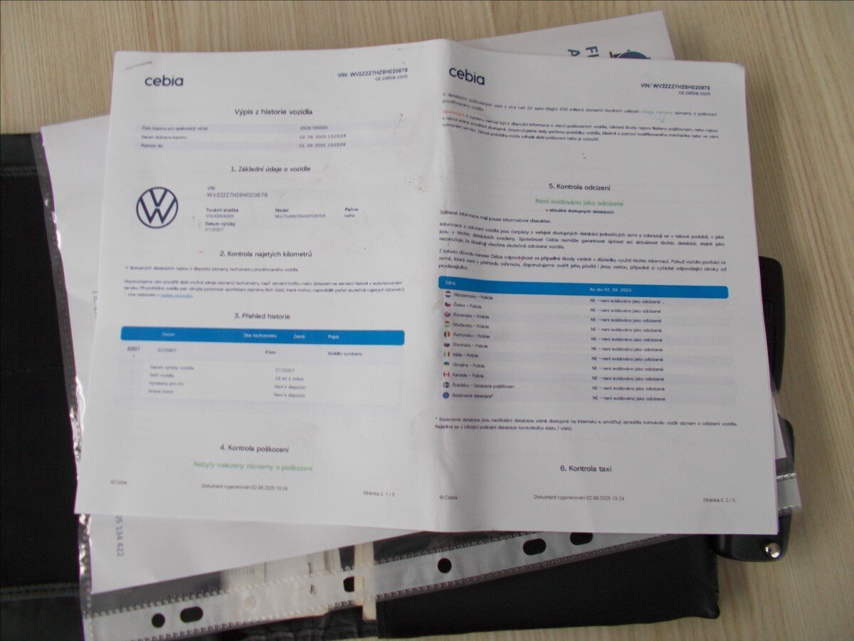 Volkswagen Transporter VAN / Minibus 1,9 l 75 kw