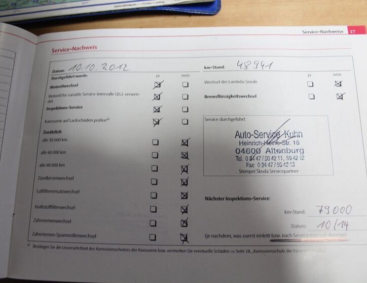 Škoda Octavia Sedan 1,4 l 59 kw