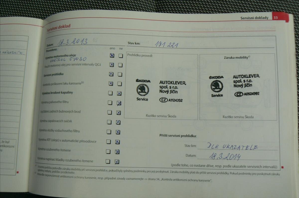 Škoda Fabia Kombi 1,6 l 55 kw