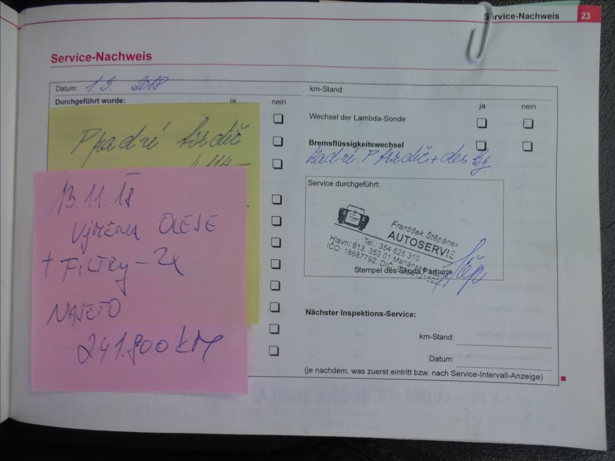 Škoda Octavia Kombi 2,0 l 103 kw