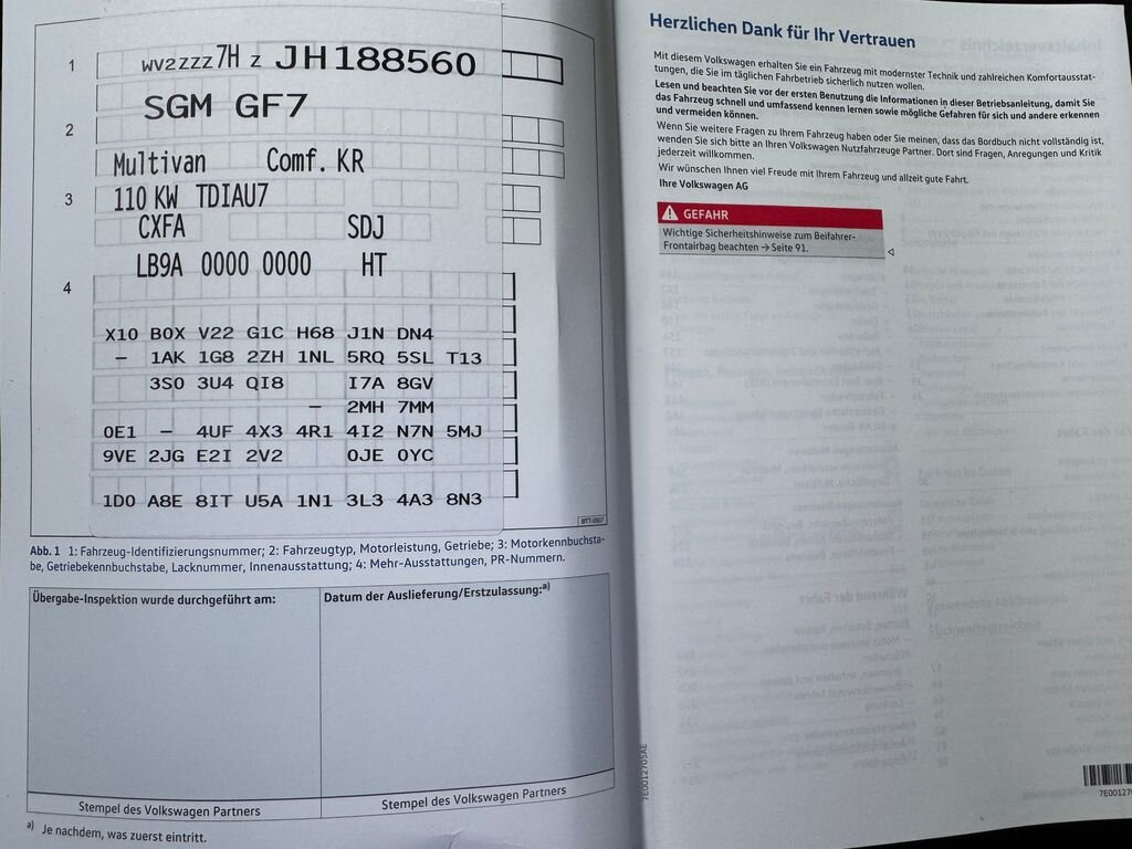 Volkswagen Multivan VAN-Minibus 2,0 l 110 kw