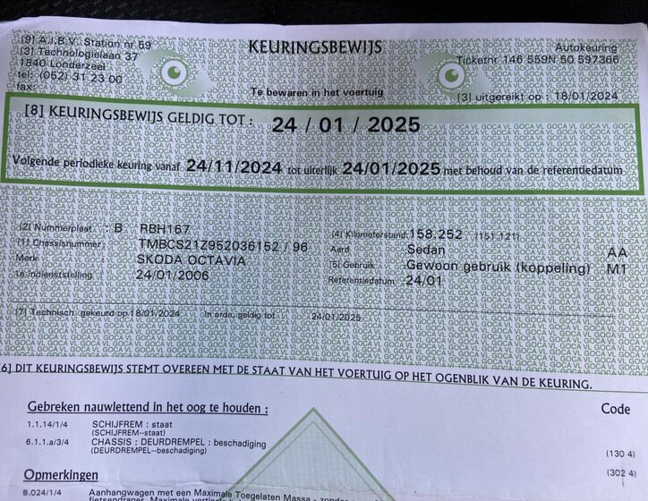 Škoda Octavia Liftback 1,9 l 77 kw