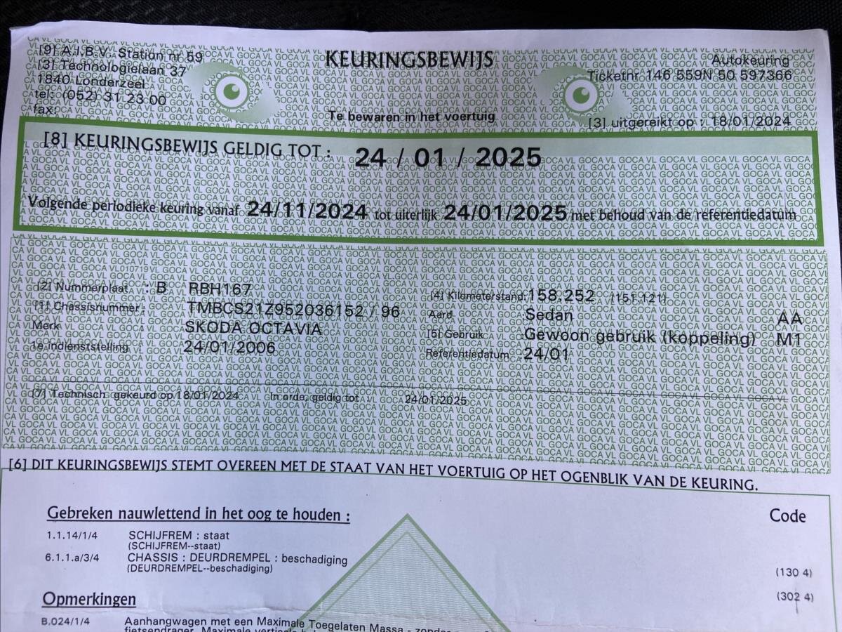 Škoda Octavia Liftback 1,9 l 77 kw