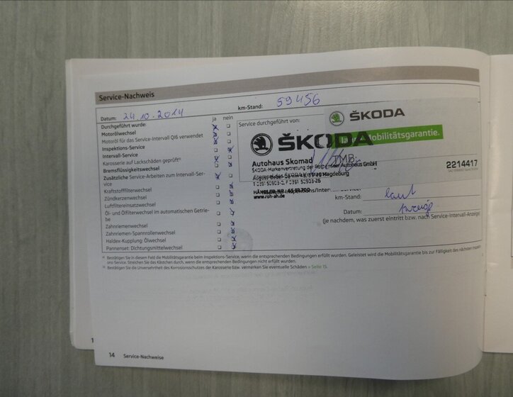 Škoda Octavia Kombi 2,0 l 103 kw