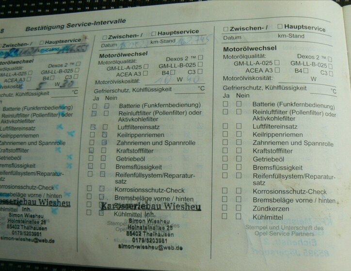 Opel Zafira MPV 1,9 l 110 kw