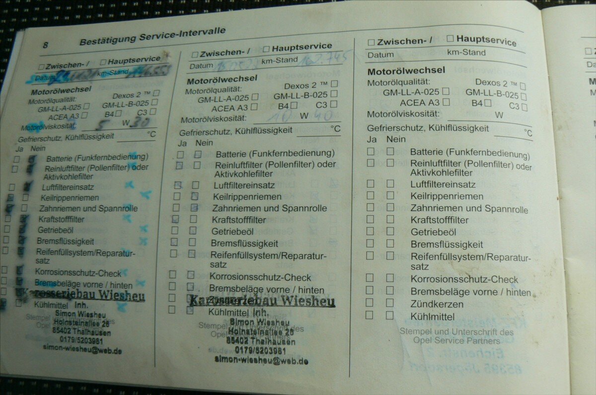 Opel Zafira MPV 1,9 l 110 kw