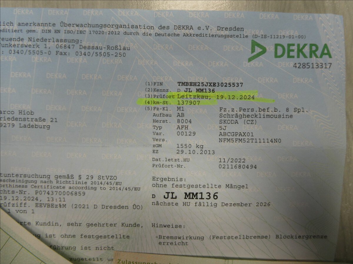 Škoda Fabia Hatchback 1,2 l 51 kw