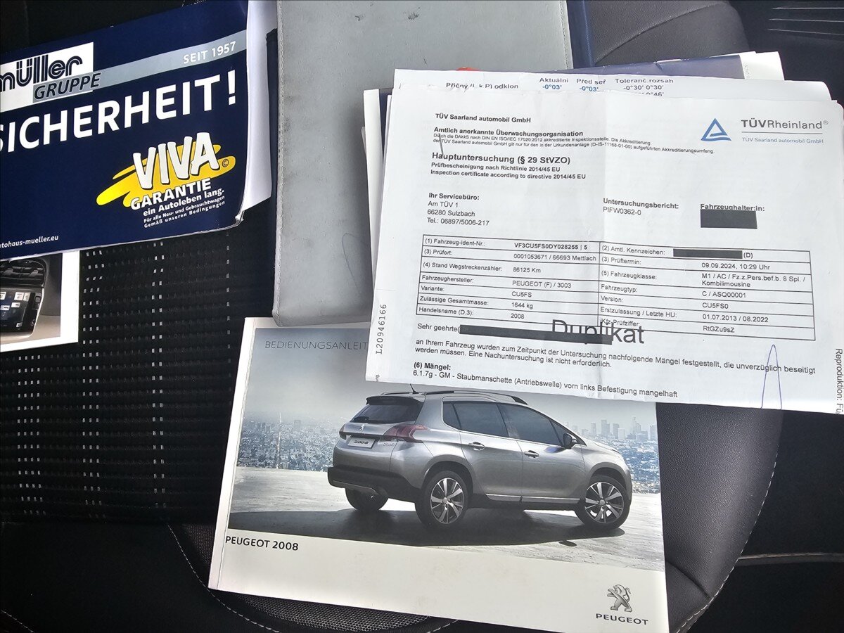 Peugeot 2008 Kombi 1,6 l 88 kw