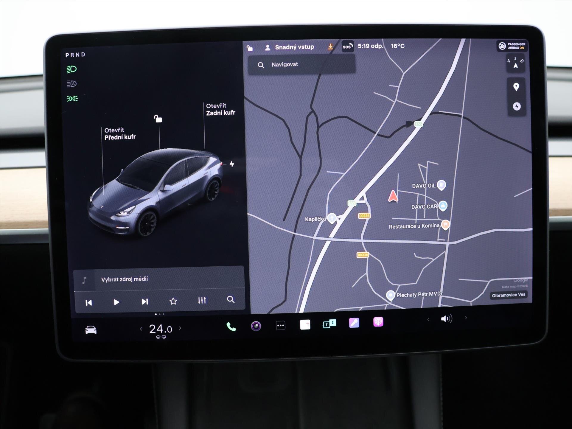 Tesla Model Y SUV / Terénní 0,0 258 kw