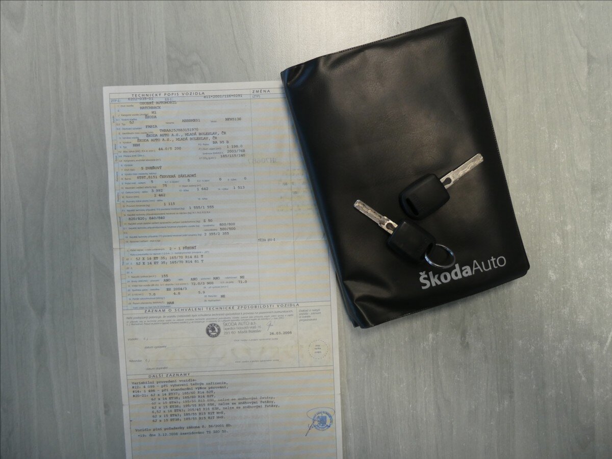 Škoda Fabia Hatchback 1,2 l 44 kw