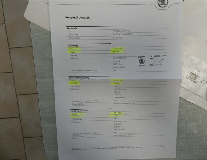 Škoda Citigo Ostatní 999,0 44 kw