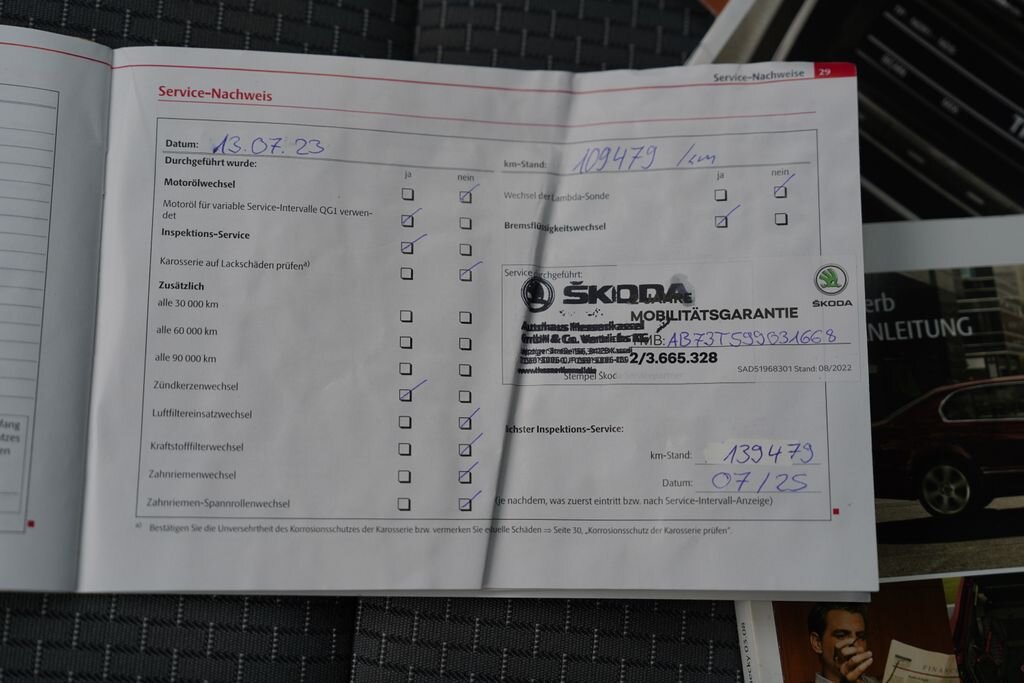 Škoda Superb Sedan 1,8 l 118 kw