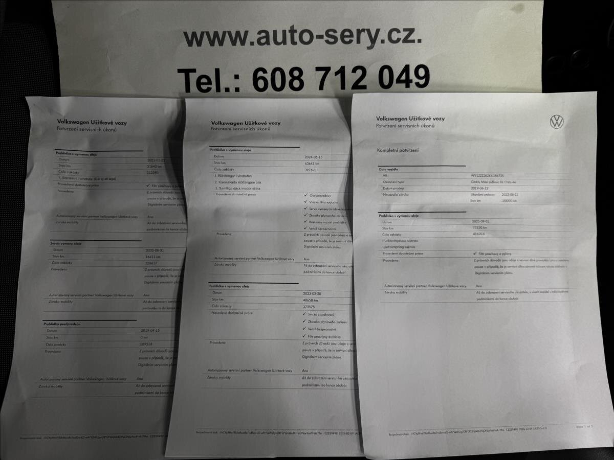 Volkswagen Caddy Ostatní 1,4 l 81 kw