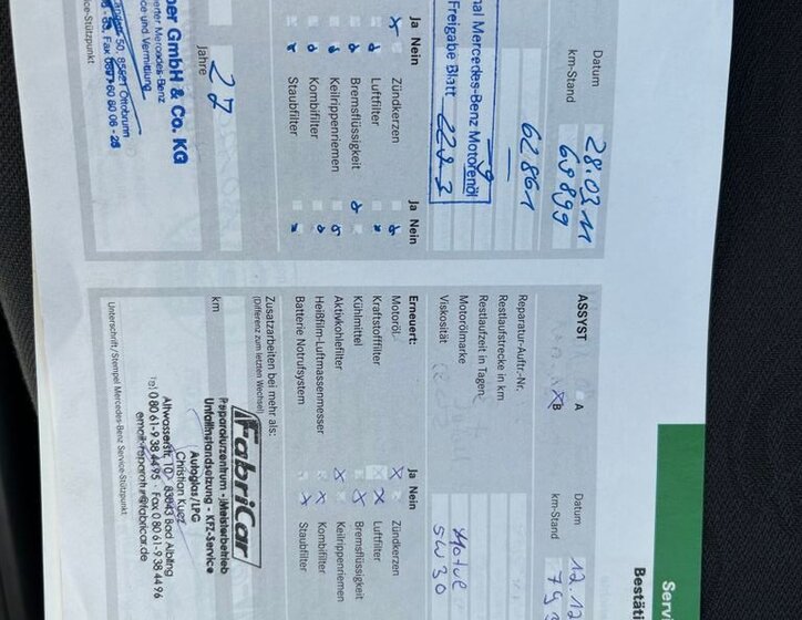 Mercedes-Benz Třídy C Sedan 1,8 l 105 kw