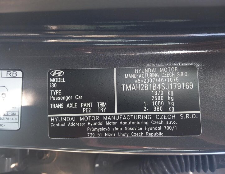 Hyundai i30 Kombi 998,0 73 kw