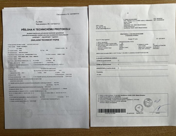 Ford Grand C-MAX Kombi 999,0 74 kw