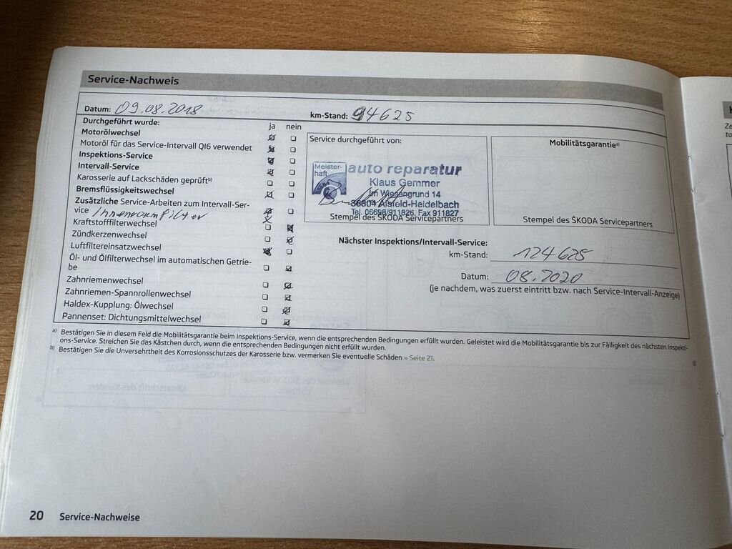 Škoda Octavia Kombi 1,2 l 77 kw