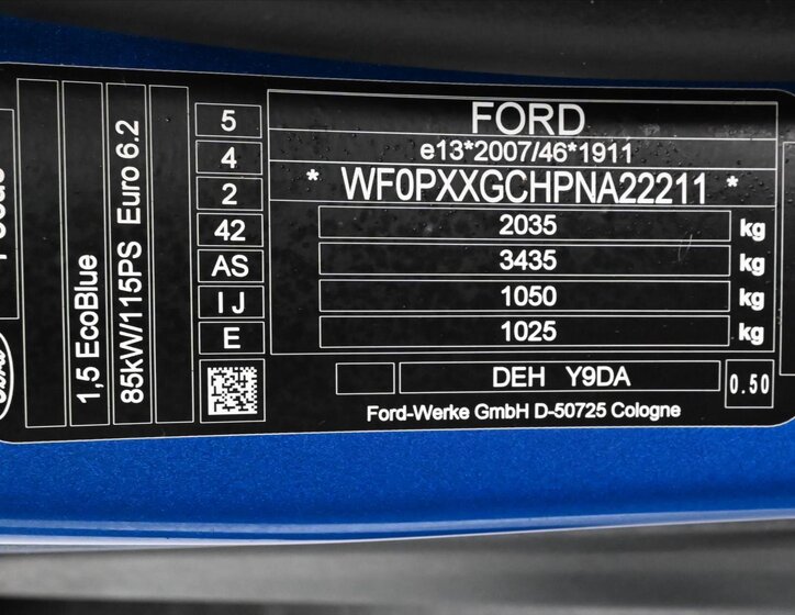 Ford Focus Kombi 1,5 l 85 kw