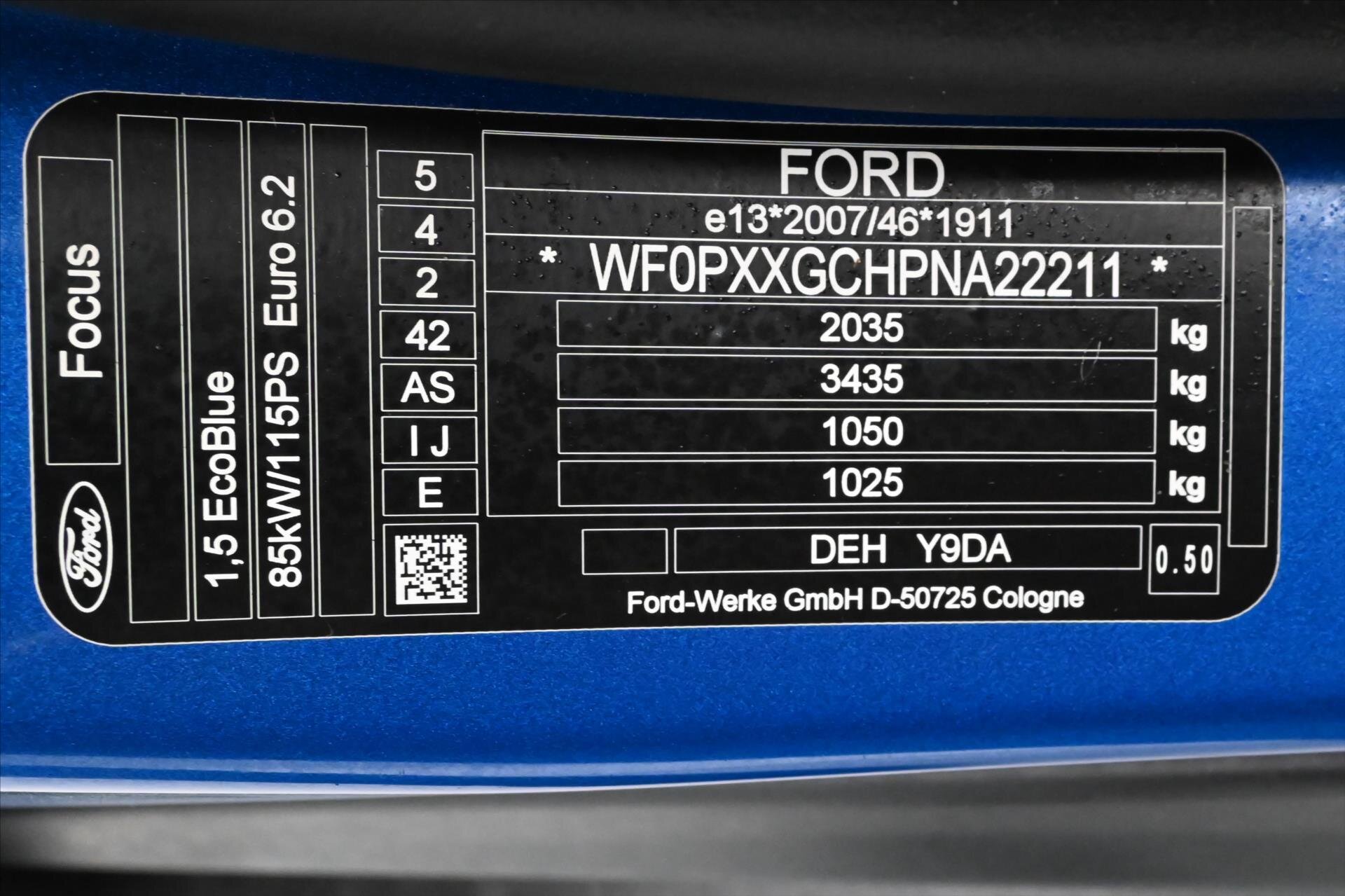 Ford Focus Kombi 1,5 l 85 kw