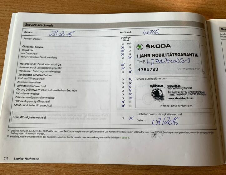 Škoda Octavia Kombi 2,0 l 110 kw