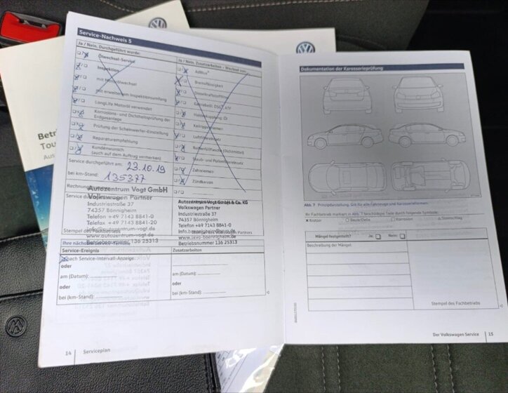 Volkswagen Touran MPV 2,0 l 110 kw