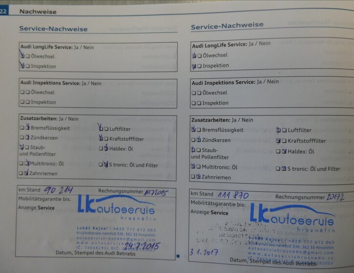 Audi A4 Sedan / Limuzína 2,0 l 105 kw