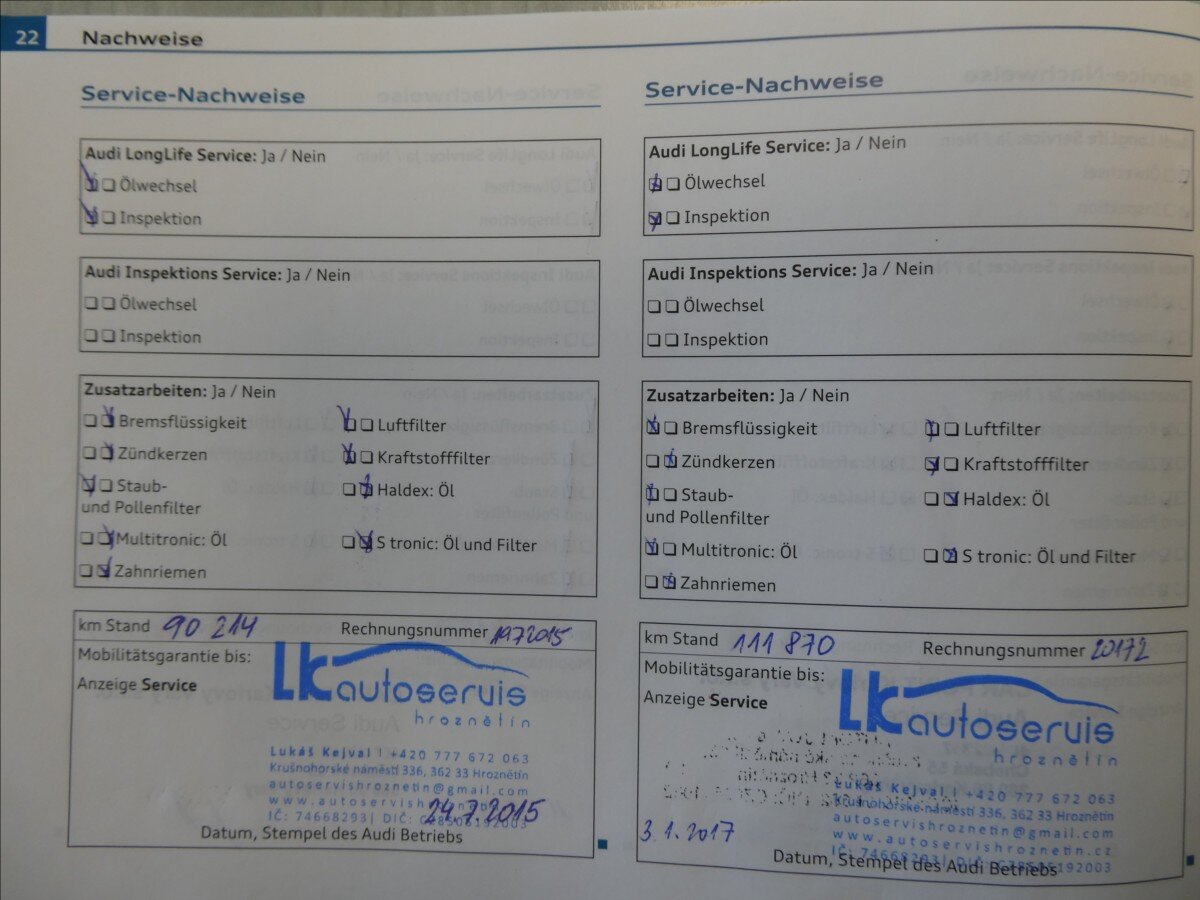 Audi A4 Sedan / Limuzína 2,0 l 105 kw