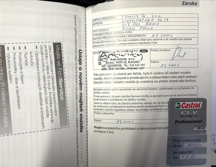 Ford Focus Hatchback 1,6 l 74 kw